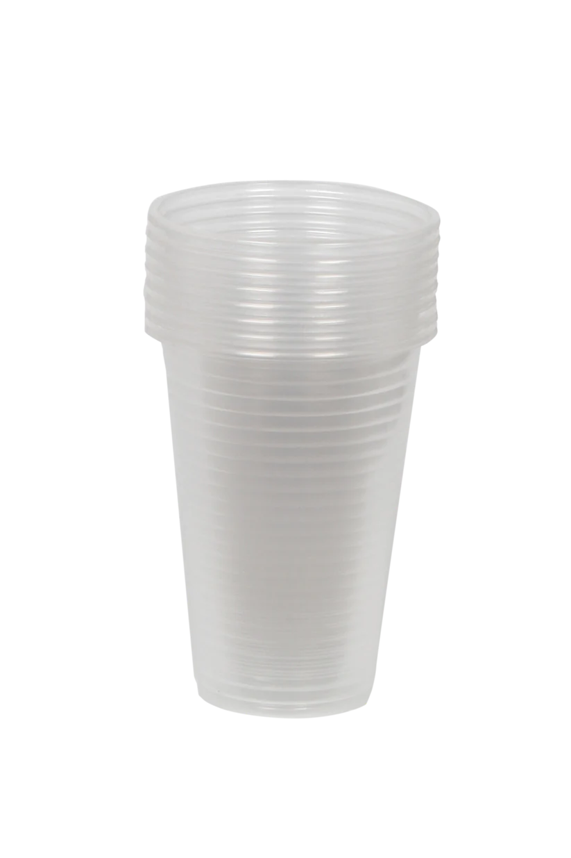 *100 Trinkbecher Ausschankbecher Plastikbecher glasklar 0,2 Liter