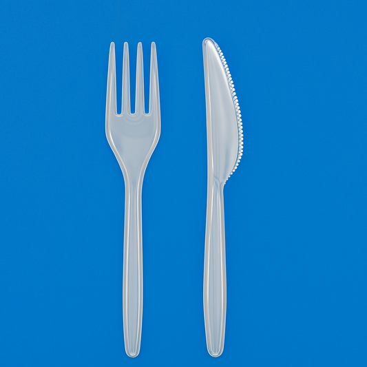 50er Mehrwegbesteck Set Gabeln und Messer