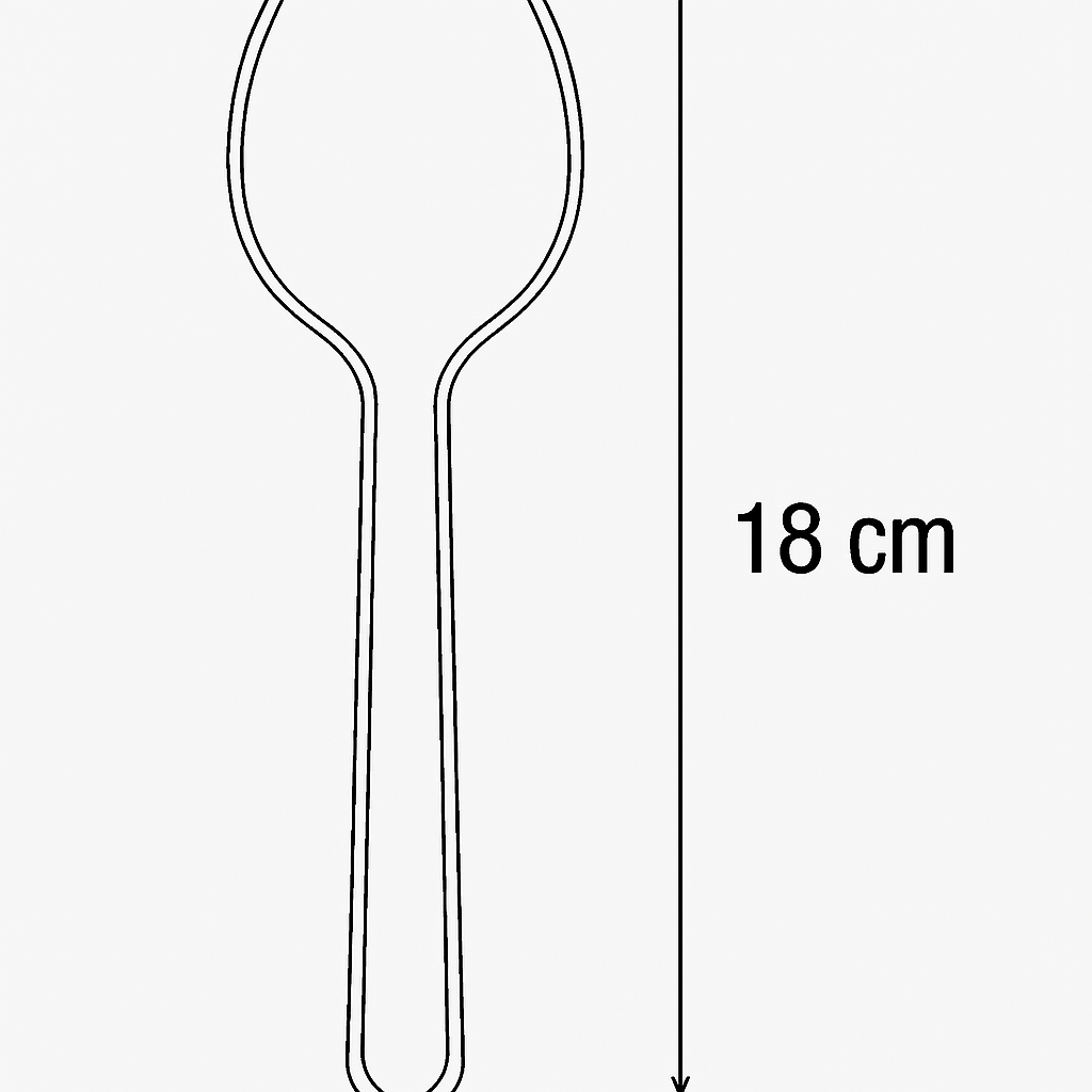 50 Stück Löffel Plastikbesteck, Glasklar, Mehrwegbesteck