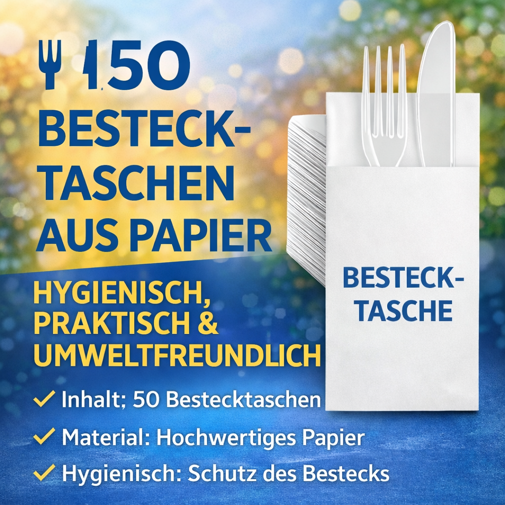 50 Bestecktaschen 🚚 Versand mit GLS: 5,90 € deutschlandweit