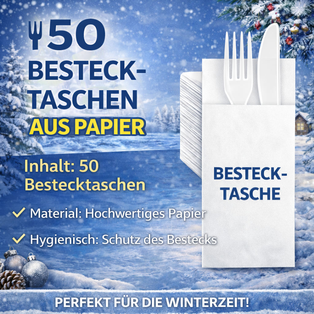 50 Bestecktaschen 🚚 Versand mit GLS: 5,90 € deutschlandweit