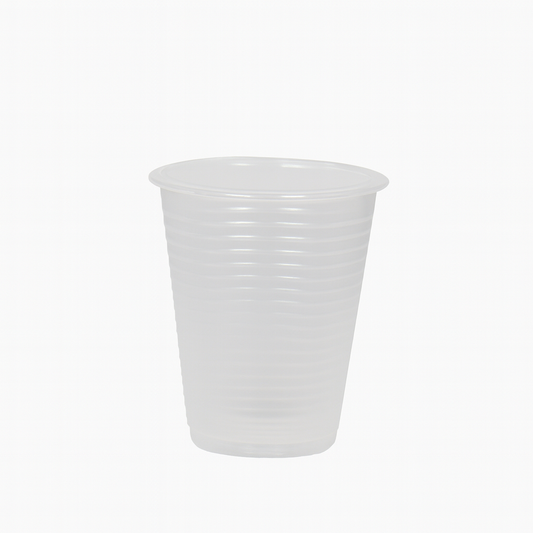 .100 Trinkbecher Ausschankbecher Plastikbecher weiß 0,2 Liter