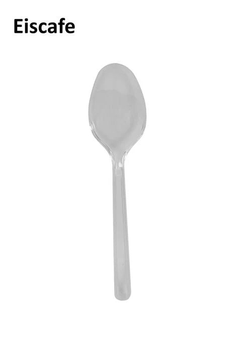50 Stück Dessert, Eis,Kaffeelöffel, Plastik Glasklar Mehrweg 14,5 cm