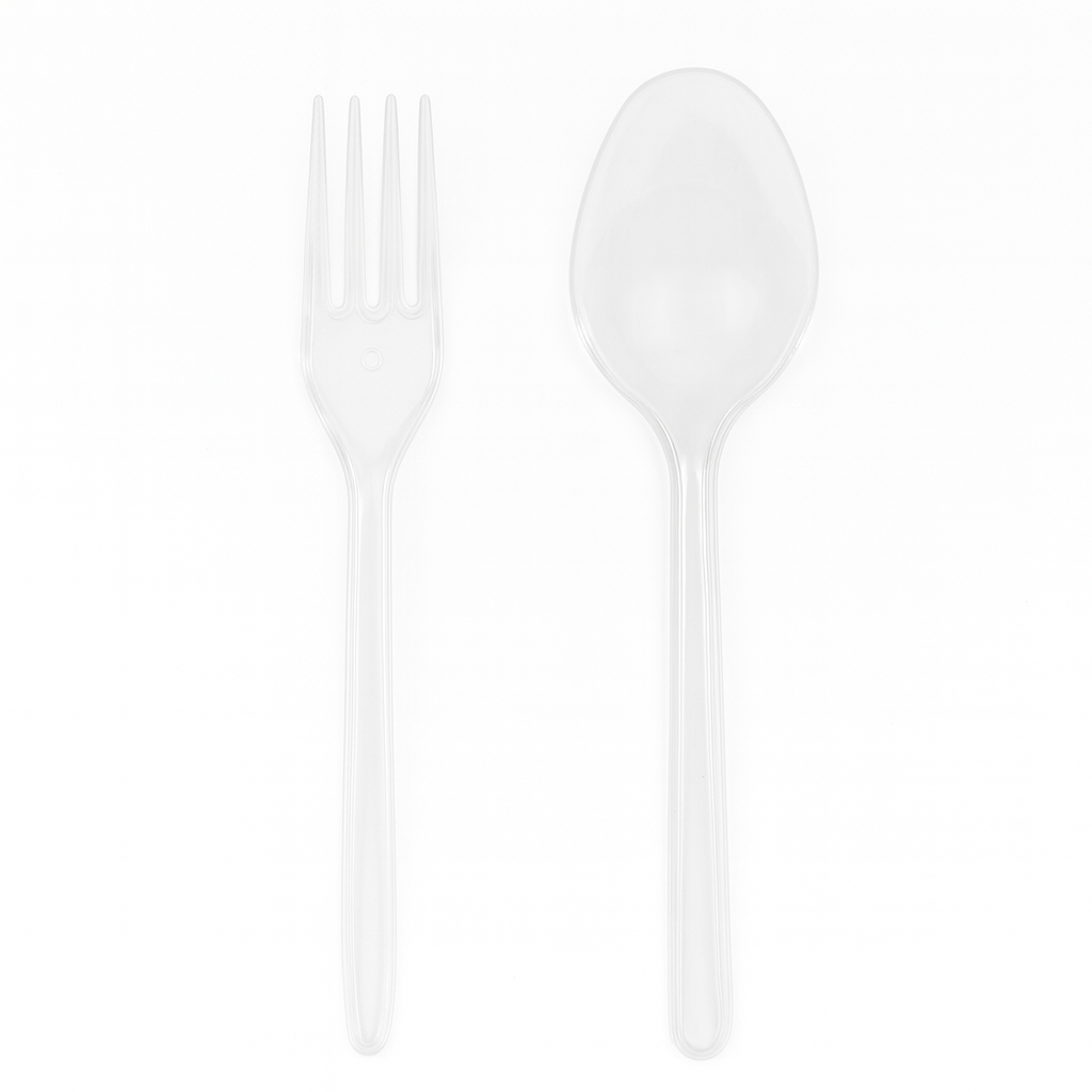 50er Mehrwegbesteck Set Gabeln und Löffel