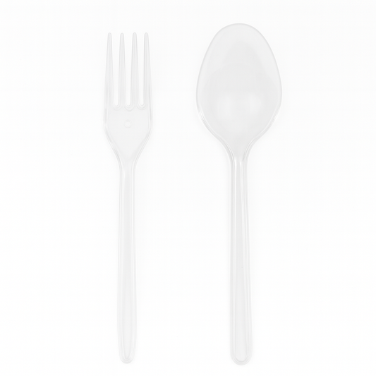 50er Mehrwegbesteck Set Gabeln und Löffel