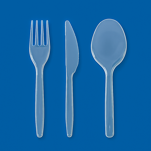 150er Set Mehrwegbesteck Gabeln, Messer, Löffel