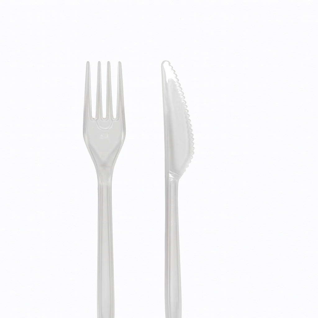 50er Mehrwegbesteck Set Gabeln und Messer