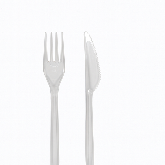 50er Mehrwegbesteck Set Gabeln und Messer